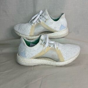 adidas Pureboost X Element Running Shoes – Women’s 7.5 – White / Green